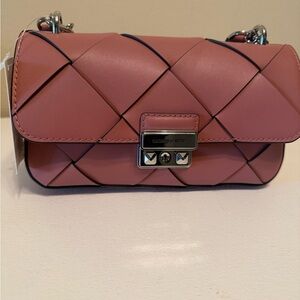 Michael Kors Quilted Pink Crossbody Bag